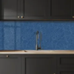 Patroon - Blauw - Japan keuken achterwand 2 middel 871 -sfeer1