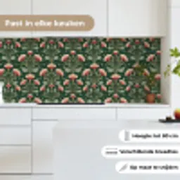 Patroon - Botanisch - Kleurrijk keuken achterwand 2 middel 871 -sfeer4_NL