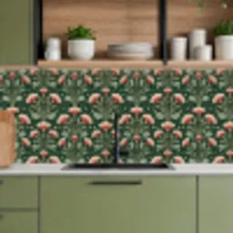 Patroon - Botanisch - Kleurrijk keuken achterwand 2 middel 871 -sfeer3
