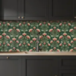 Patroon - Botanisch - Kleurrijk keuken achterwand 2 middel 871 -sfeer1