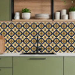 Patroon - Siertegel - Kleurrijk keuken achterwand 2 middel 871 -sfeer3