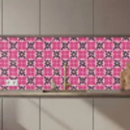 Patroon - Bloemmotief - Meerkleurig keuken achterwand 2 middel 871 zz_3dshopping