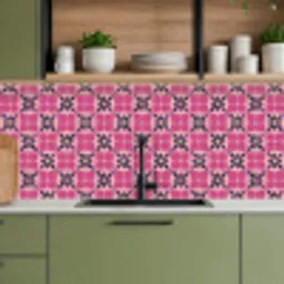 Patroon - Bloemmotief - Meerkleurig keuken achterwand 2 middel 871 -sfeer3