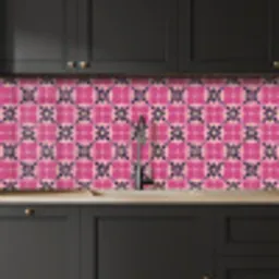 Patroon - Bloemmotief - Meerkleurig keuken achterwand 2 middel 871 -sfeer1
