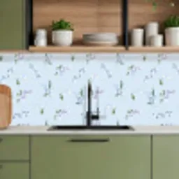 Patroon - Bloemen - Versiering keuken achterwand 2 middel 871 -sfeer3