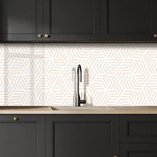 Patroon - Geometrie - Design - Pastel keuken achterwand 2 middel 871 -sfeer1