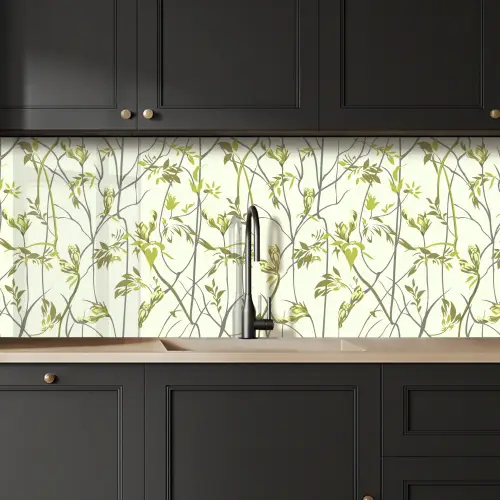 Patroon - Jungle - Planten keuken achterwand 2 middel 871 -sfeer1