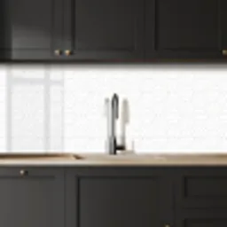 Patroon - Lijn - Design - Zwart - Wit keuken achterwand 2 middel 871 -sfeer1