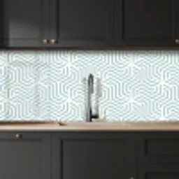 Patroon - Lijn - Design - Groen keuken achterwand 2 middel 871 -sfeer1
