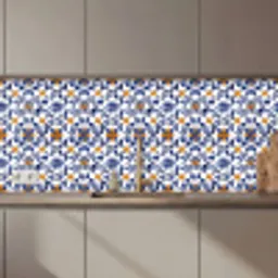 Patroon - Modern - Kleurrijk keuken achterwand 2 middel 871 zz_3dshopping
