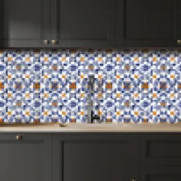 Patroon - Modern - Kleurrijk keuken achterwand 2 middel 871 -sfeer1