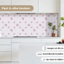 Patroon - Rozen - Bloemen keuken achterwand 2 middel 871 -sfeer4_NL