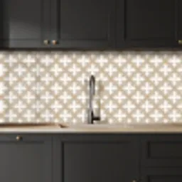 Patroon - Symmetrisch - Beige keuken achterwand 2 middel 871 -sfeer1