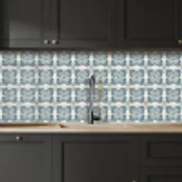 Dessin - Tegel - Blauw keuken achterwand 2 middel 871 -sfeer1