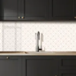 Patronen - Abstract - Beige - Geometrie keuken achterwand 2 middel 871 -sfeer1