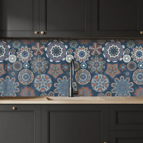 Patronen - Ornament - Versiering keuken achterwand 2 middel 871 -sfeer1