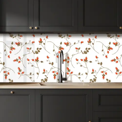 Patronen - Planten - Romantisch - Botanisch keuken achterwand 2 middel 871 -sfeer1