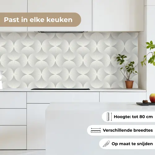 Patronen - Zilver - Retro keuken achterwand 2 middel 871 -sfeer4_NL