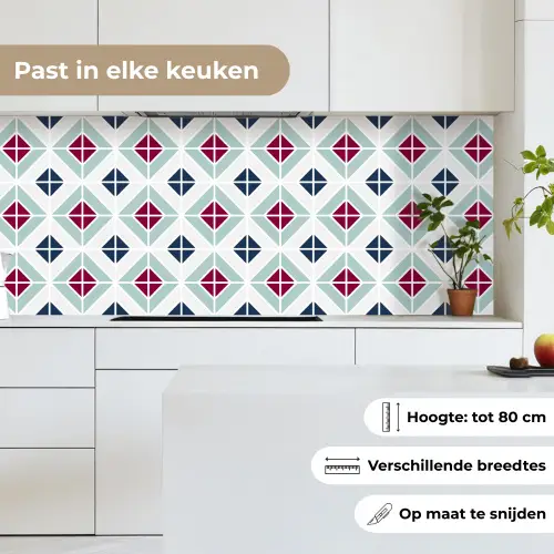Patronen - Tegel - Abstract keuken achterwand 2 middel 871 -sfeer4_NL