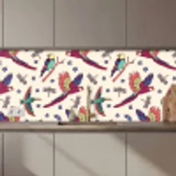 Patronen - Vintage - Vogels keuken achterwand 2 middel 871 zz_3dshopping