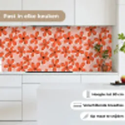 Patronen - Vintage - Bloem keuken achterwand 2 middel 871 -sfeer4_NL