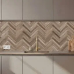 Patronen - Hout - Bruin keuken achterwand 2 middel 871 zz_3dshopping