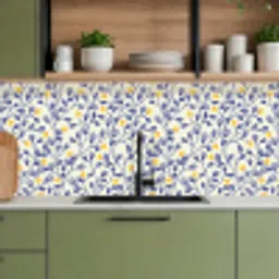 Patronen - Geel - Minimalistisch keuken achterwand 2 middel 871 -sfeer3