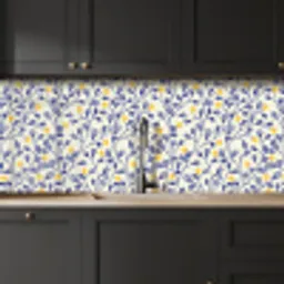 Patronen - Geel - Minimalistisch keuken achterwand 2 middel 871 -sfeer1