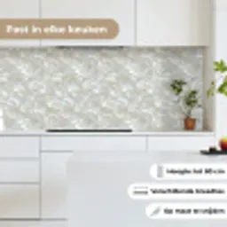 Parelmoerglans - Wit - Schelp keuken achterwand 2 middel 871 -sfeer4_NL