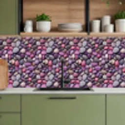 Kiezels - Paars - Roze keuken achterwand 2 middel 871 -sfeer3