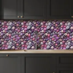 Kiezels - Paars - Roze keuken achterwand 2 middel 871 -sfeer1
