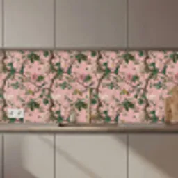 Pioenrozen - Botanisch - Vogel keuken achterwand 2 middel 871 zz_3dshopping