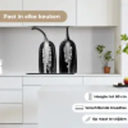 Pepers - Zwart - Wit - Zaadlijsten keuken achterwand 2 middel -sfeer4_NL