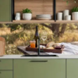 Picknick - Wijn - Kaasplankje keuken achterwand 2 middel -sfeer3
