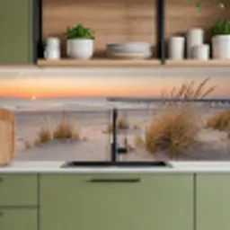 Pier - Zonsondergang - Strand keuken achterwand 2 middel -sfeer3