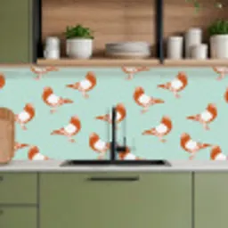 Duif - Vogel - Patroon keuken achterwand 2 middel 871 -sfeer3