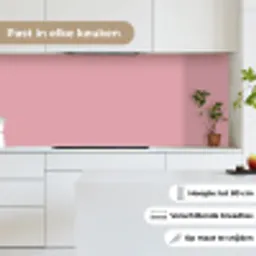 Roze - Kleuren - Interieur - Effen - Kleur keuken achterwand 2 middel 871 -sfeer4_NL