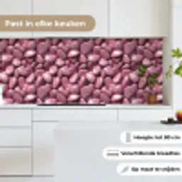 Roze - Glanzende - Stenen keuken achterwand 2 middel 871 -sfeer4_NL