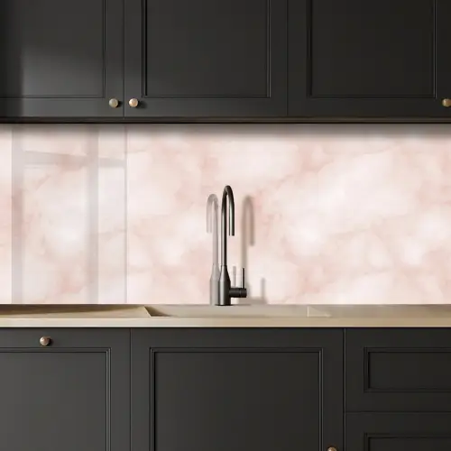 Roze - Marmer - Crème keuken achterwand 2 middel 871 -sfeer1