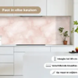 Roze - Marmer - Crème keuken achterwand 2 middel 871 -sfeer4_NL