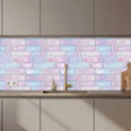 Roze - Parel - Glans - Muur keuken achterwand 2 middel 871 zz_3dshopping