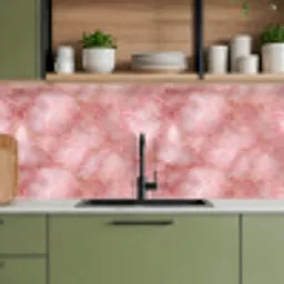 Roze - Kwarts - Goud - Marmer keuken achterwand 2 middel 871 -sfeer3