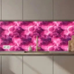 Roze - Onweer - Wolken keuken achterwand 2 middel 871 zz_3dshopping