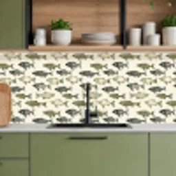 Vissen - Klassiek - Groen keuken achterwand 2 middel 871 -sfeer3