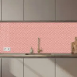 Plaid - Patroon - Visgraad - Roze keuken achterwand 2 middel 871 zz_3dshopping