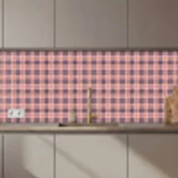 Plaid - Patroon - Schotse - Roze keuken achterwand 2 middel 871 zz_3dshopping