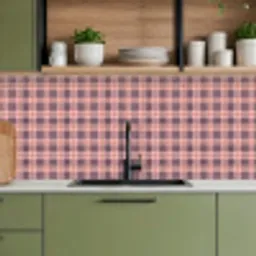 Plaid - Patroon - Schotse - Roze keuken achterwand 2 middel 871 -sfeer3