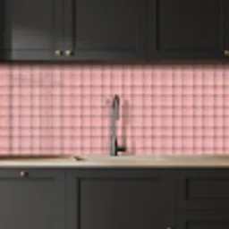 Plaid - Patroon - Gestreept - Roze keuken achterwand 2 middel 871 -sfeer1