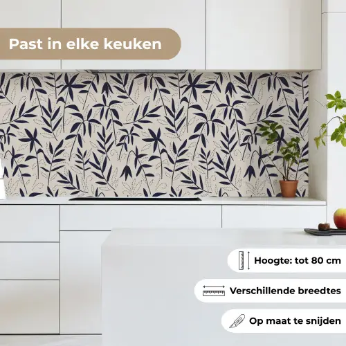 Planten - Japan - Patronen keuken achterwand 2 middel 871 -sfeer4_NL