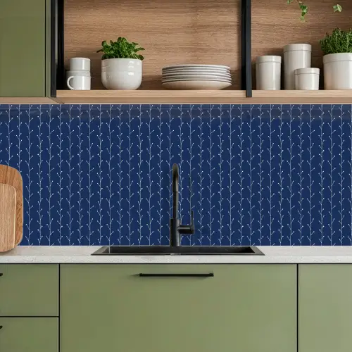 Planten - Patroon - Japan keuken achterwand 2 middel 871 -sfeer3